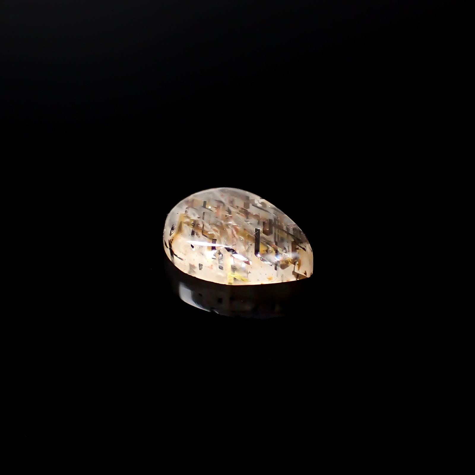 レインボーラティスサンストーン オーストラリア産 2.63ct[240326531]11.5x8.2mm前後