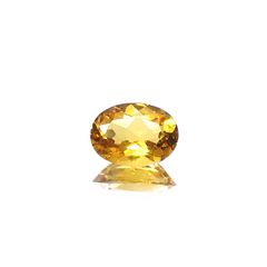 ゴールデンベリル(宝石名ゴールデン・ベリル)ブラジル産 0.87ct 識別済[250530348]7.9x5.8mm前後