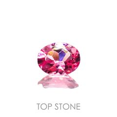 ホットピンクスピネル(宝石名ピンク・スピネル)タンザニア産 0.30ct 識別済[230120036]4.8x3.8mm前後