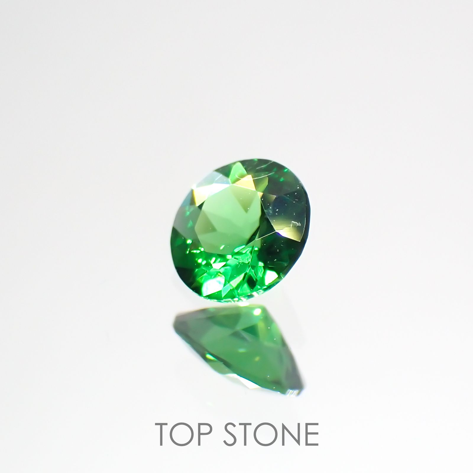 クロムトルマリン タンザニア産 0.24ct[220114165]4.2x4.2mm前後