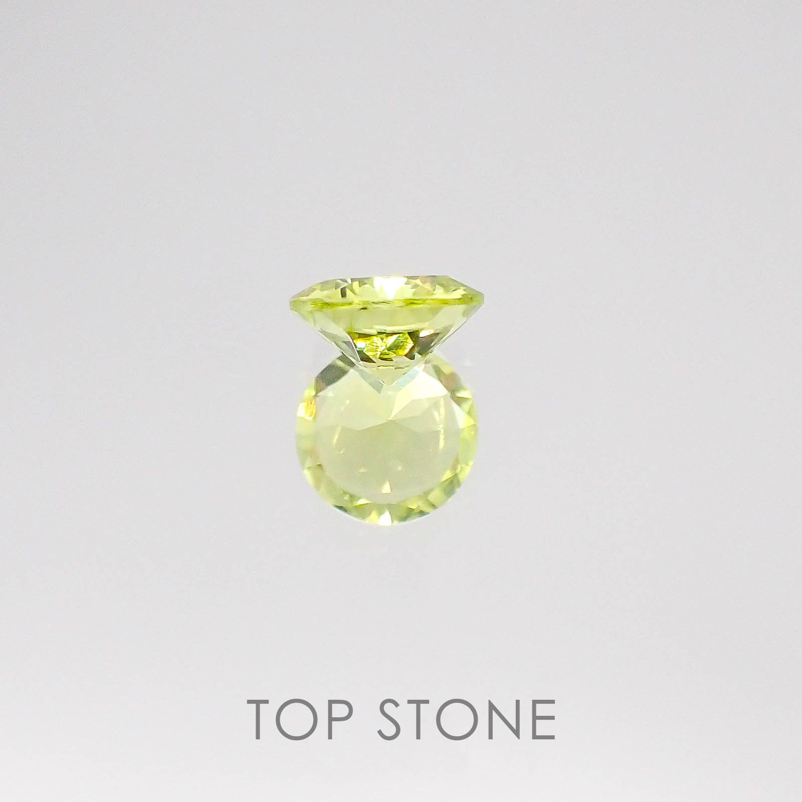 パロットクリソベリル インド産 ルース 0.44ct[20084677]4.9×4.9mm前後