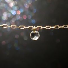 ◇La terre(ラ・テール)◇K18ダイヤモンドチャーム TTLC/SI(宝石名ダイアモンド) 0.048ct 識別済[220515740]2.1x2.1mm前後