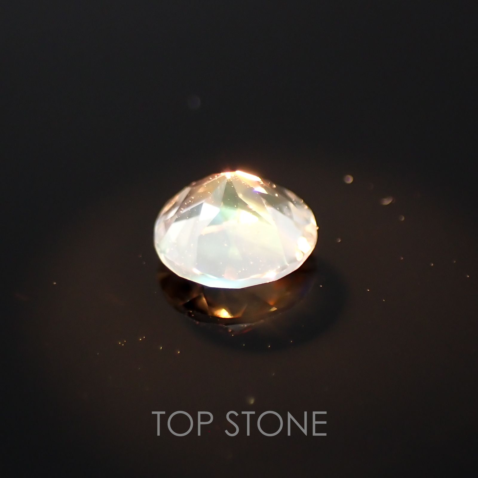 レインボームーンストーン(アンデシンラブラドライト) マダガスカル産 ルース 0.23ct[210310264]4×4mm前後