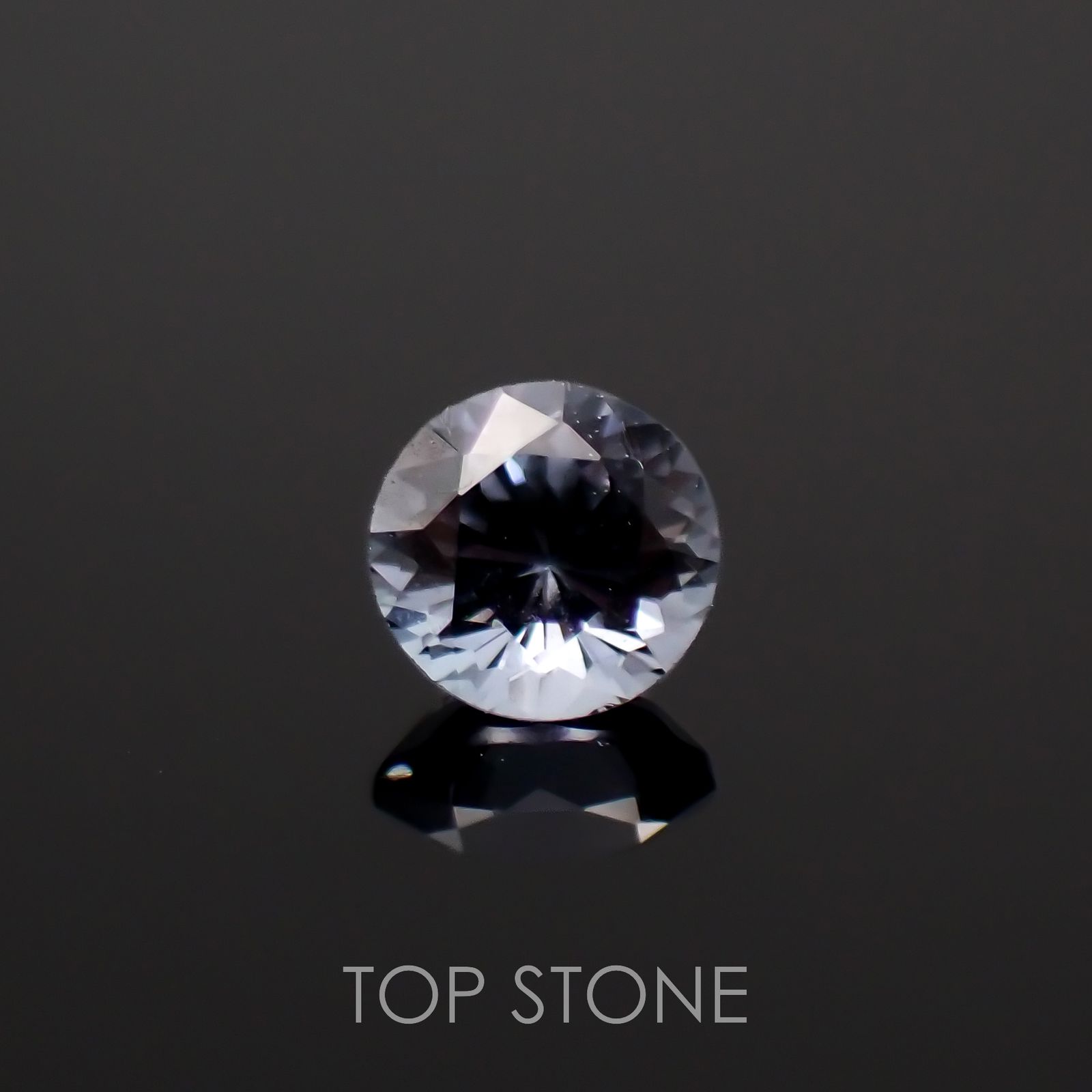 グレイッシュブルースピネル(宝石名スピネル)ビルマ/マダガスカル産 0.23ct 識別済[221219509]3.6x3.6mm前後