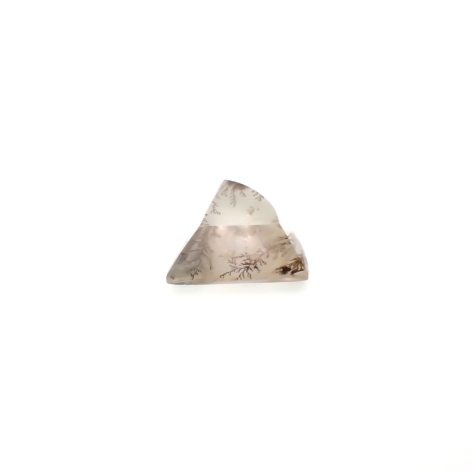 ◇カスタムカット◇デンドリチッククォーツ ブラジル産 11.09ct[230823240]16.7x17.7mm前後