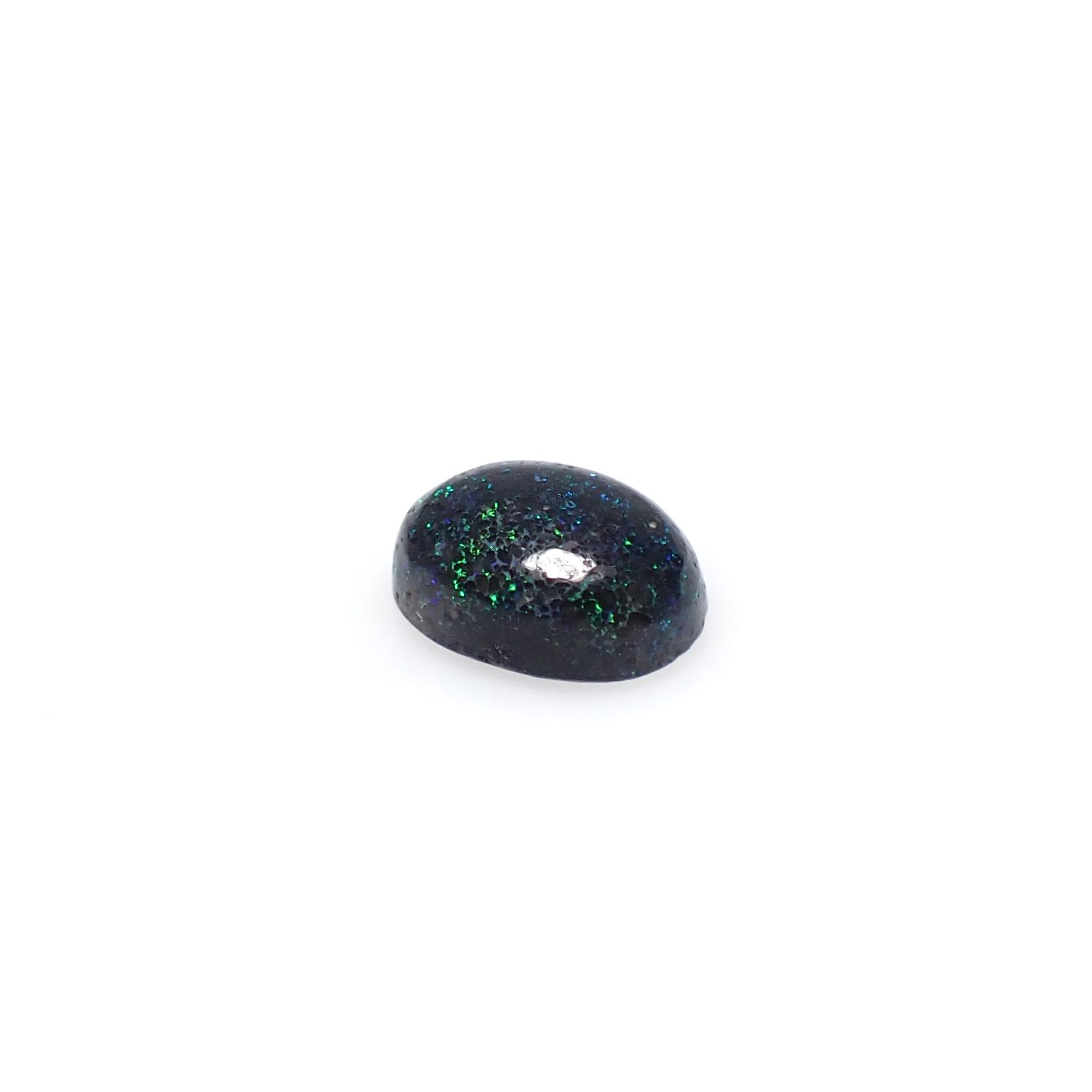 ブラックマトリックスオパール(宝石名オパール/加熱処理)オーストラリア産 1.81ct 識別済[250330130]9.3x6.9mm前後