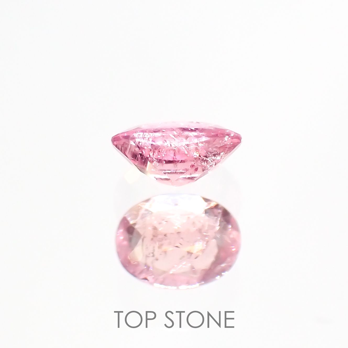 ペツォッタイト(ラズベリル)(宝石名ペツォッタイト) マダガスカル産 0.156ct ソ付(彩珠)[210812618]3.9×3mm前後