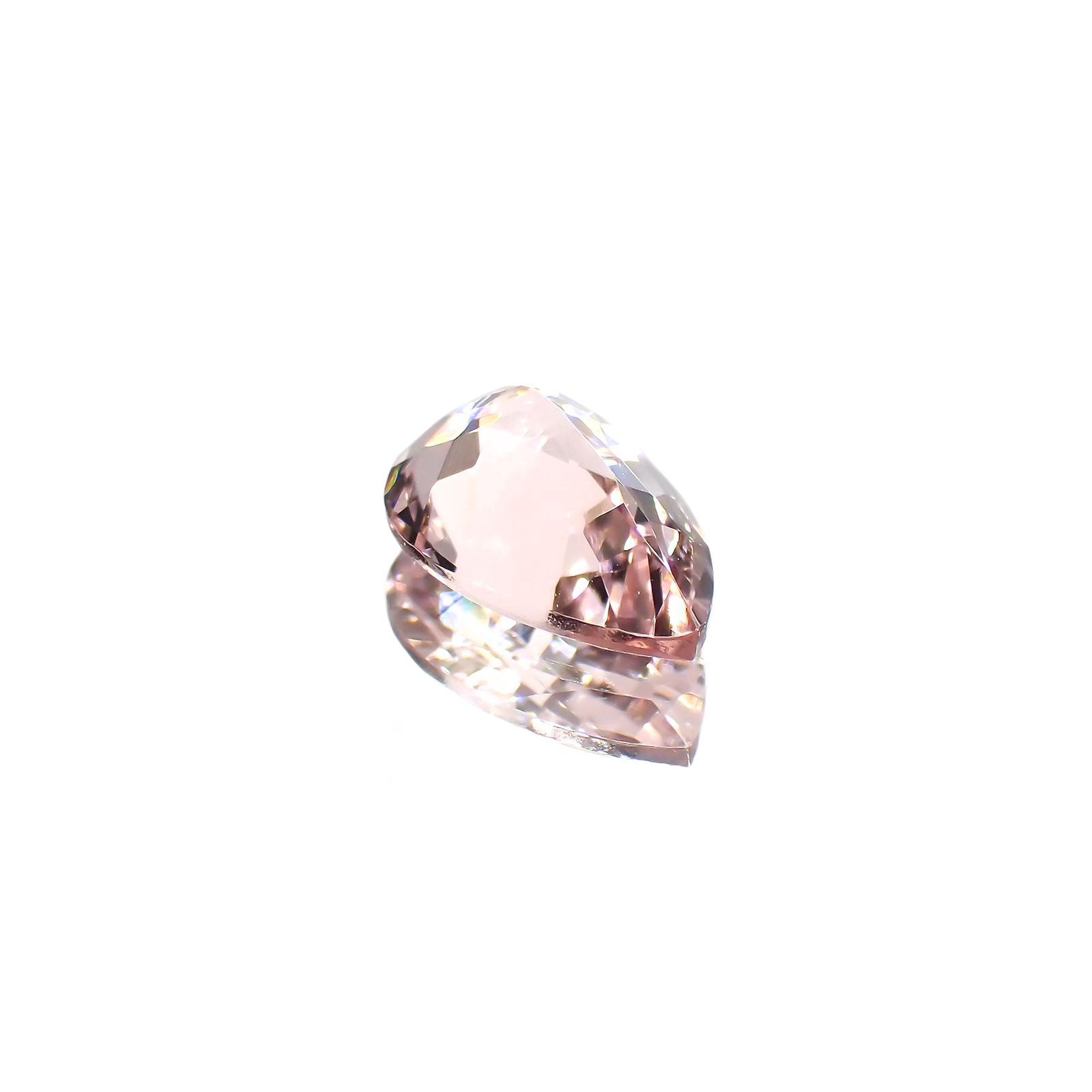 モルガナイト(宝石名モルガナイト)ナイジェリア産 1.08ct 識別済[220114004]9.1x6.2mm前後