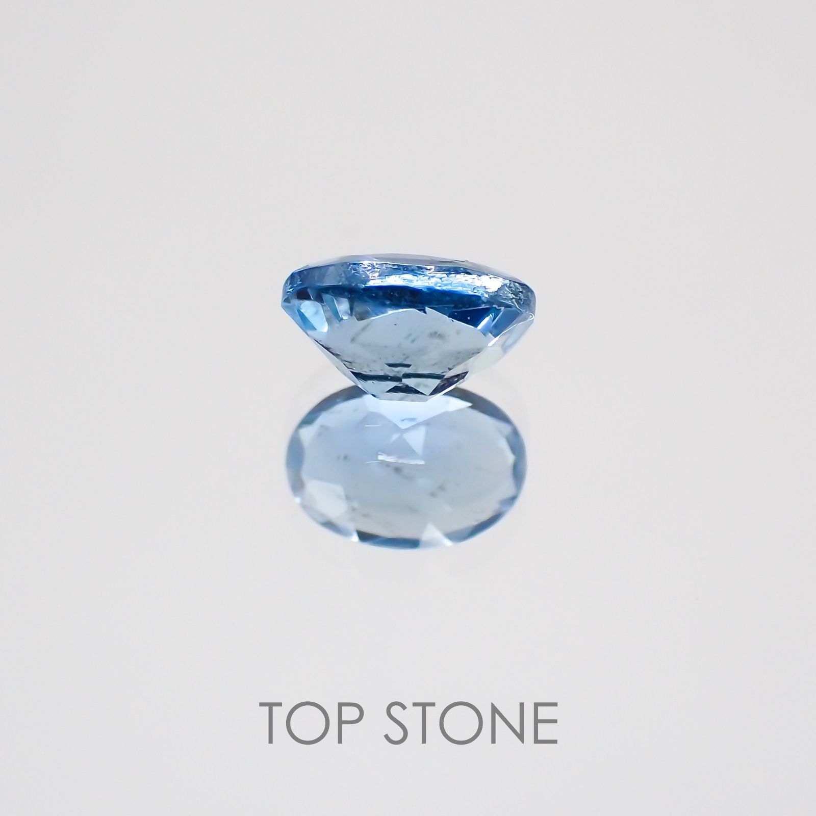 サンタマリア アクアマリン ブラジル産 ルース 0.49ct[20129113]5.9×4.1mm前後