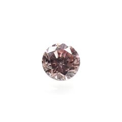 ピンクダイヤモンド (宝石名ダイアモンド)SI-2 / FANCY ORANGY PINK 0.053ct ソ付(CGL)[220716969]2.35x2.38mm前後