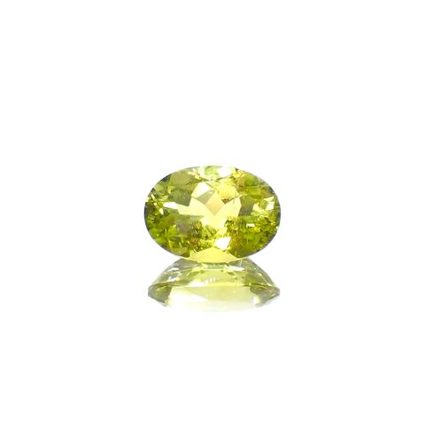 カナリートルマリン ザンビア・カナリー鉱山産 0.86ct[240527560]7.2x5.1mm前後
