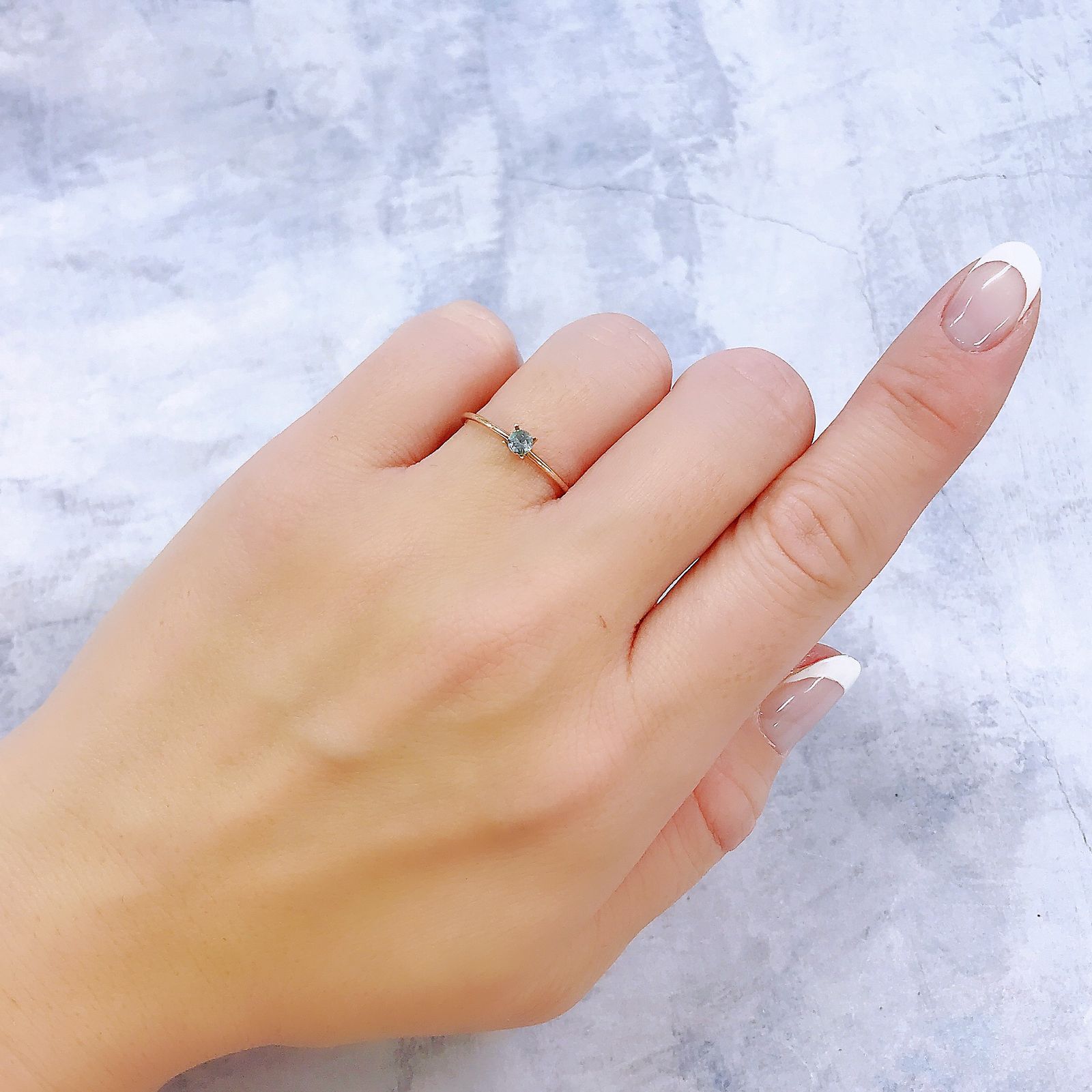 ブルーグリーンコーネルピン(宝石名コーネルピン)タンザニア産 0.12ct 識別済[221219241]3x3mm前後