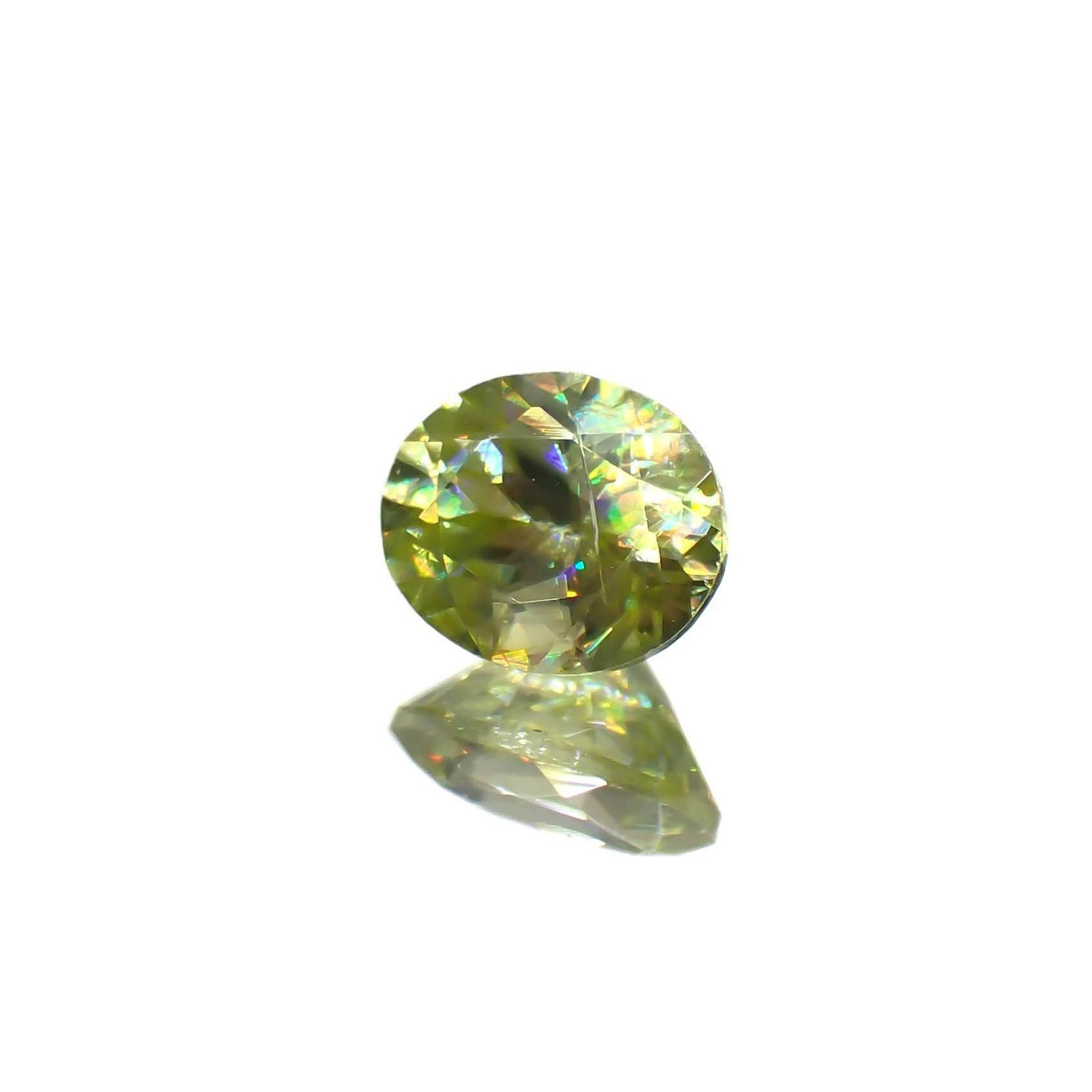 スフェーン(宝石名スフェーン)マダガスカル産 識別済 0.42ct / 5.1x4.1mm前後 [221219479]