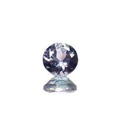 バイカラータンザナイト(宝石名ゾイサイト)タンザニア産 0.41ct 識別済[240828602]4.6x4.6mm前後