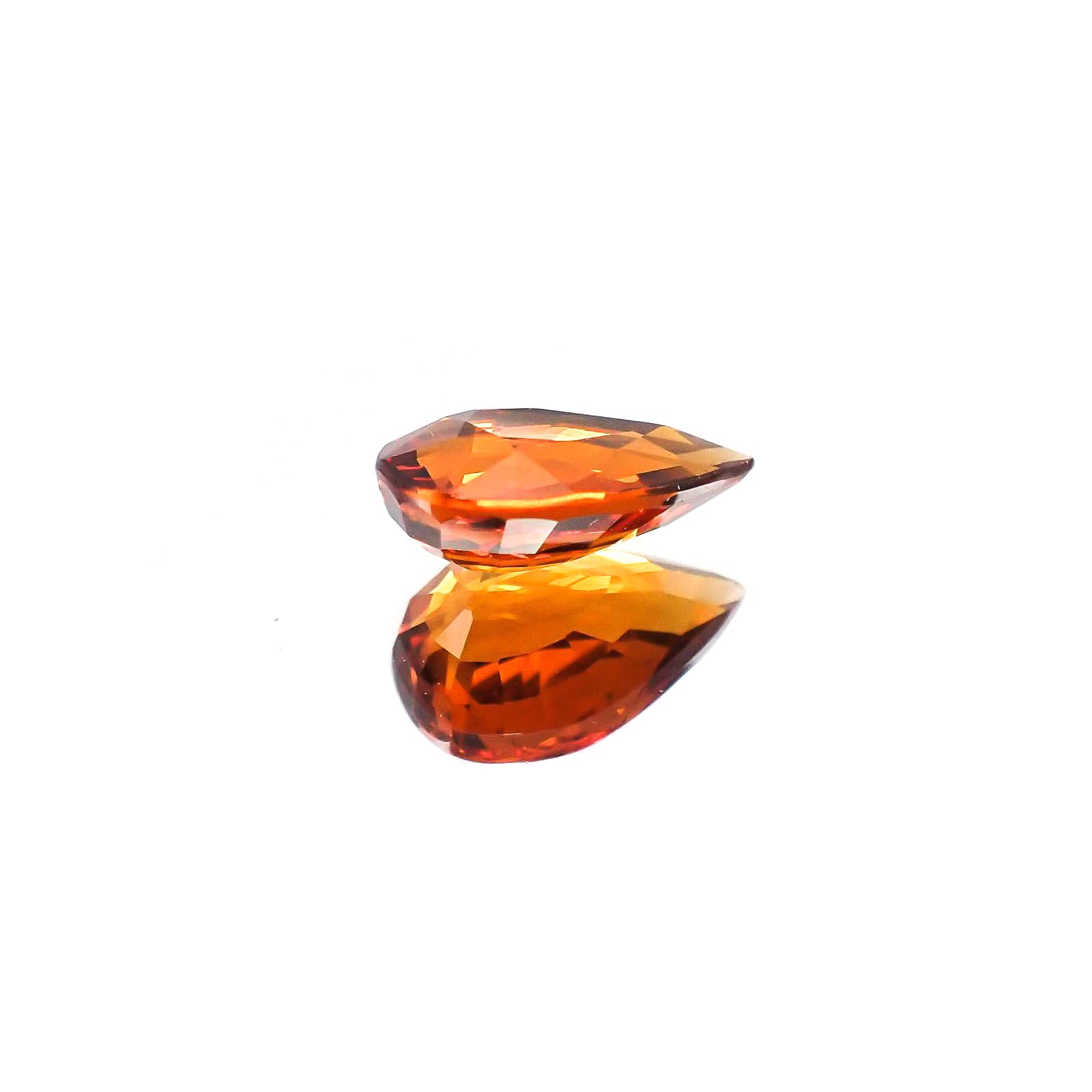 スペサルティンガーネット(宝石名スペサルティン・ガーネット)ナイジェリア産 2.84ct 識別済[230522154]10.8x7.2mm前後