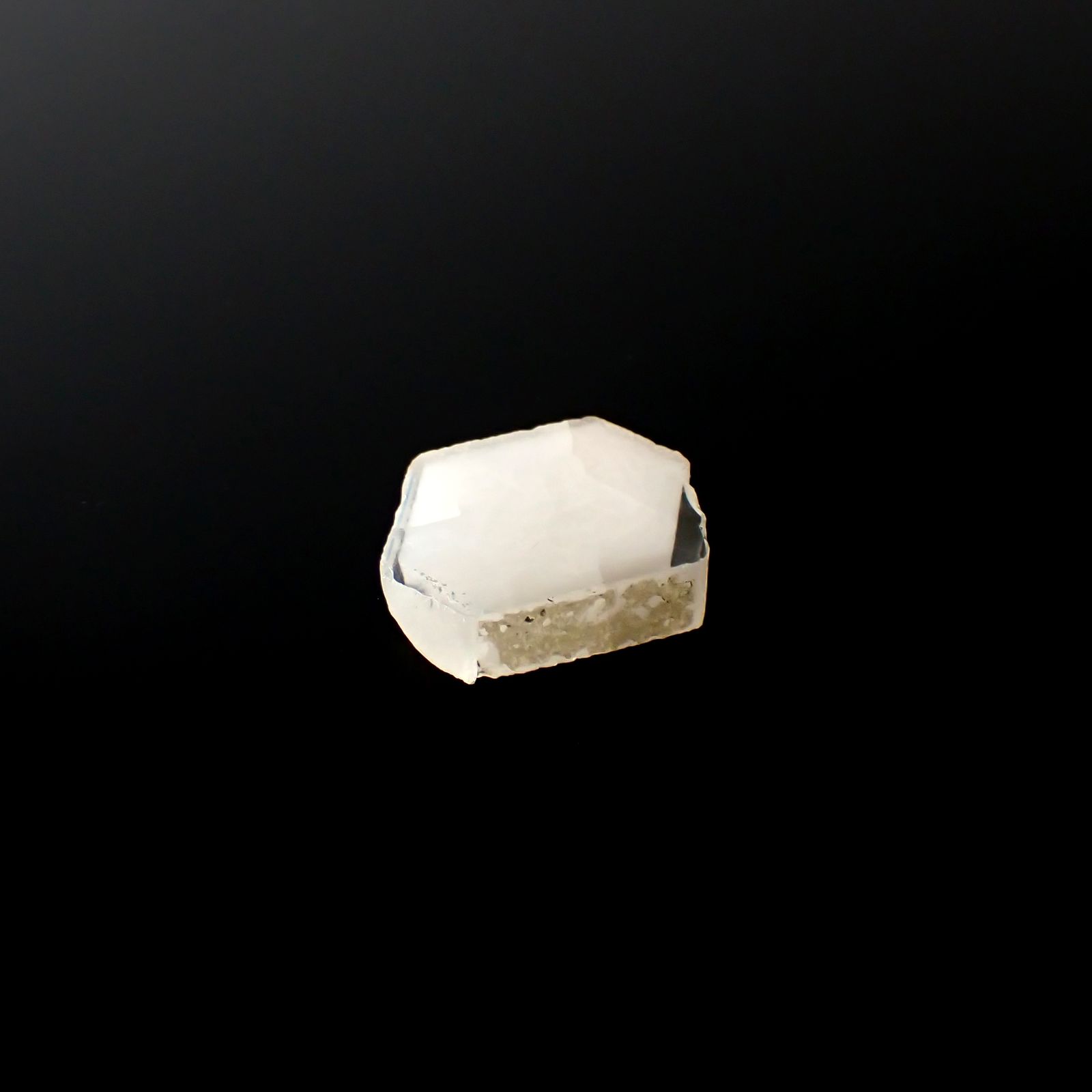 ファントムクォーツ 原石スライス ブラジル産 22.09ct [250330072]22.9x17.2mm前後