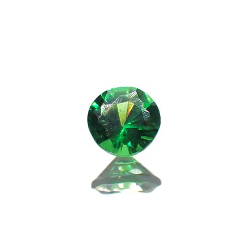 ツァボライト(宝石名グリーン グロッシュラー・ガーネット)タンザニア産 0.15ct 識別済[240226085]3.2x3.2mm前後