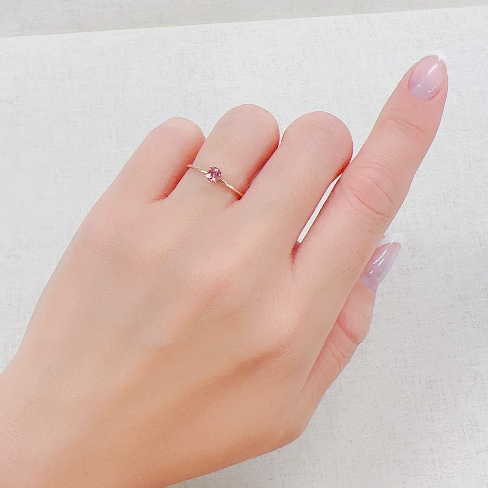 パパラチャサファイア 非加熱(宝石名サファイア/別名パパラチャ・サファイア)スリランカ産 0.22ct GIA鑑付[230521938]4.15x3.2mm前後