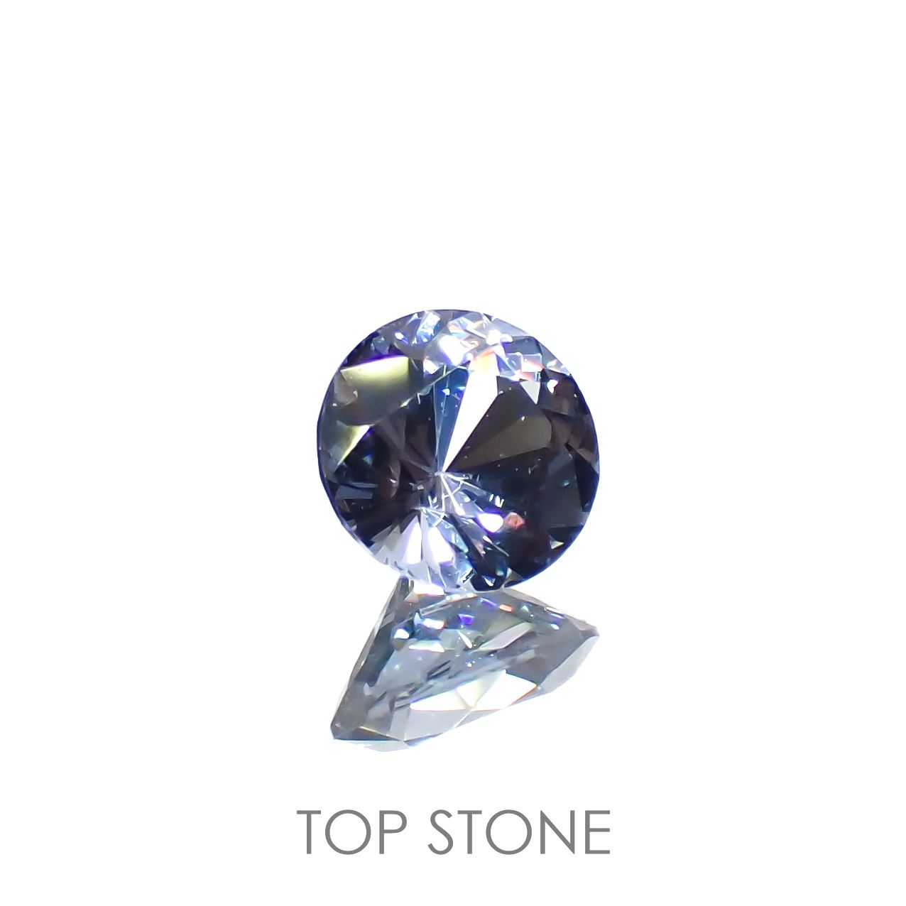 グレイッシュブルースピネル(宝石名スピネル)ビルマ/マダガスカル産 0.26ct 識別済[221219504]4x4mm前後