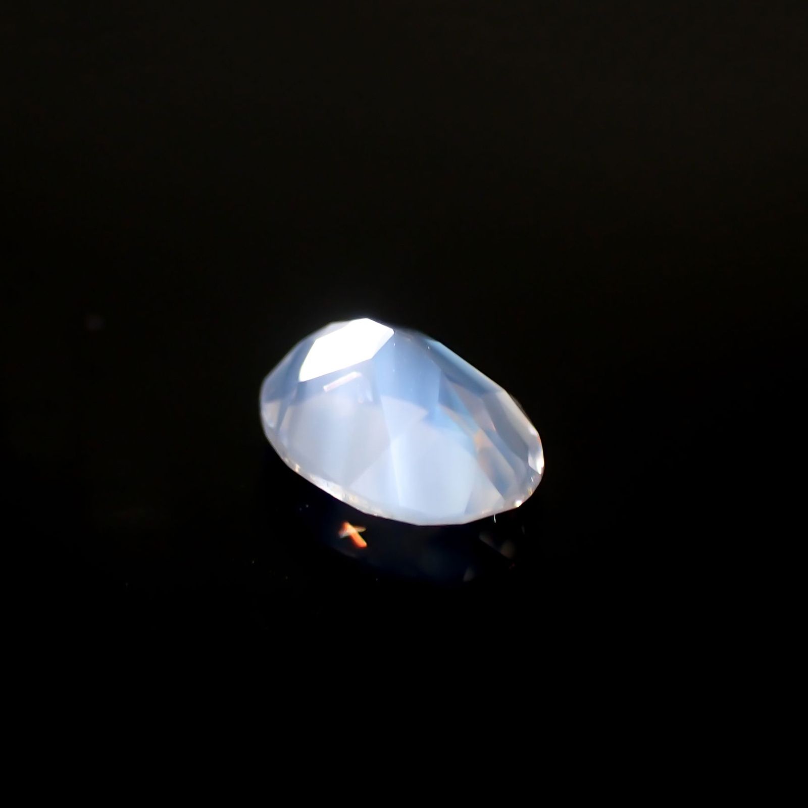 ムーンストーン(宝石名ムーンストーン)インド/スリランカ産 0.69ct 識別済[211113675]7.1x5mm前後