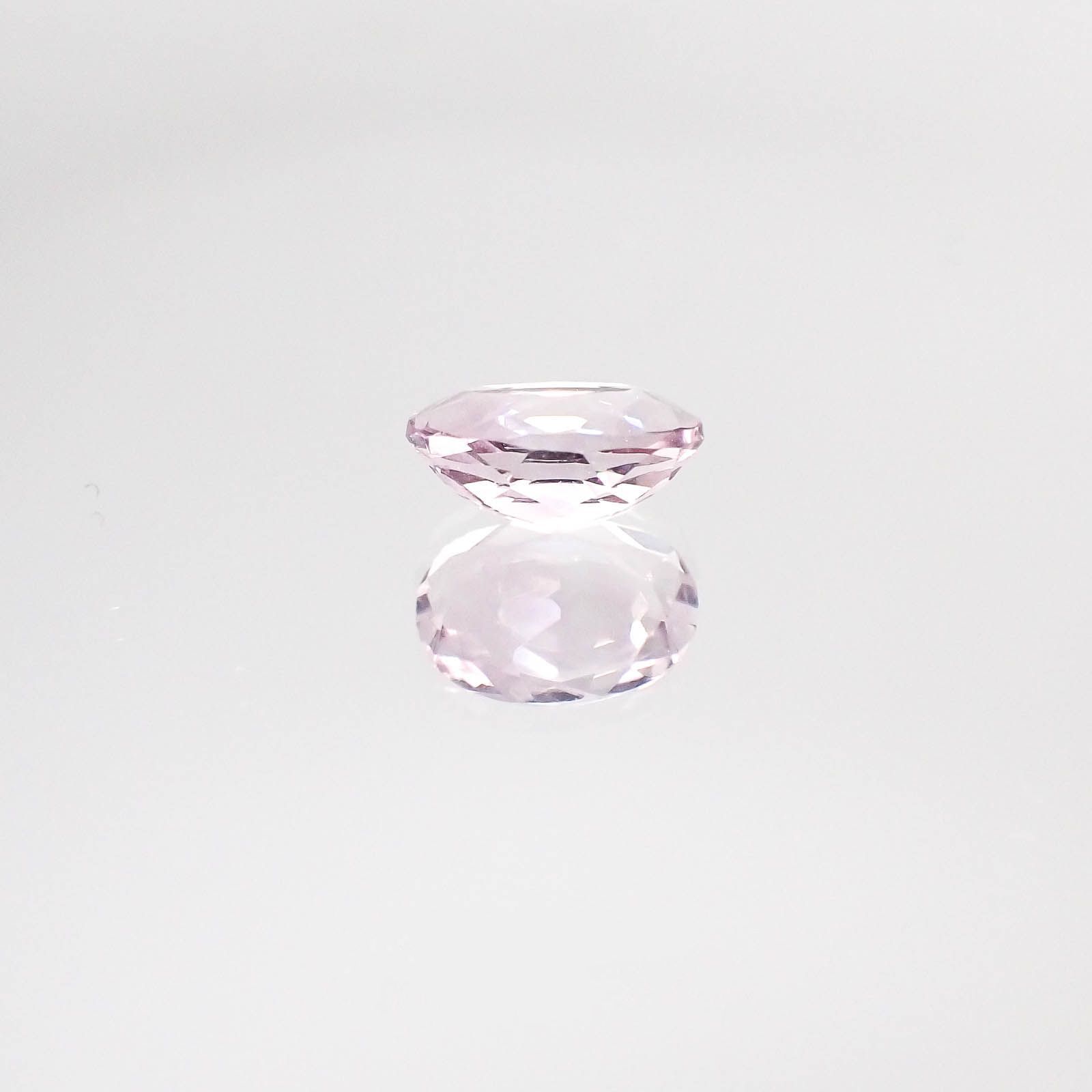 ピンクフローライト(宝石名ピンク・フルオライト)ブラジル産 1.30ct 識別済[230522252]7.9x6mm前後