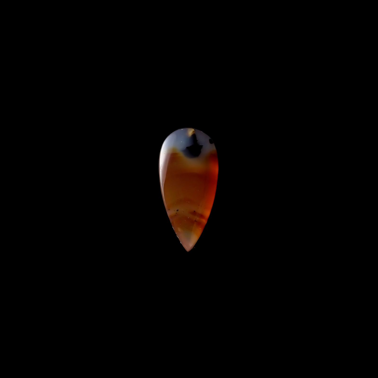 モンタナアゲート アメリカ・モンタナ州産 11.45ct[240427120]25.8x12mm前後