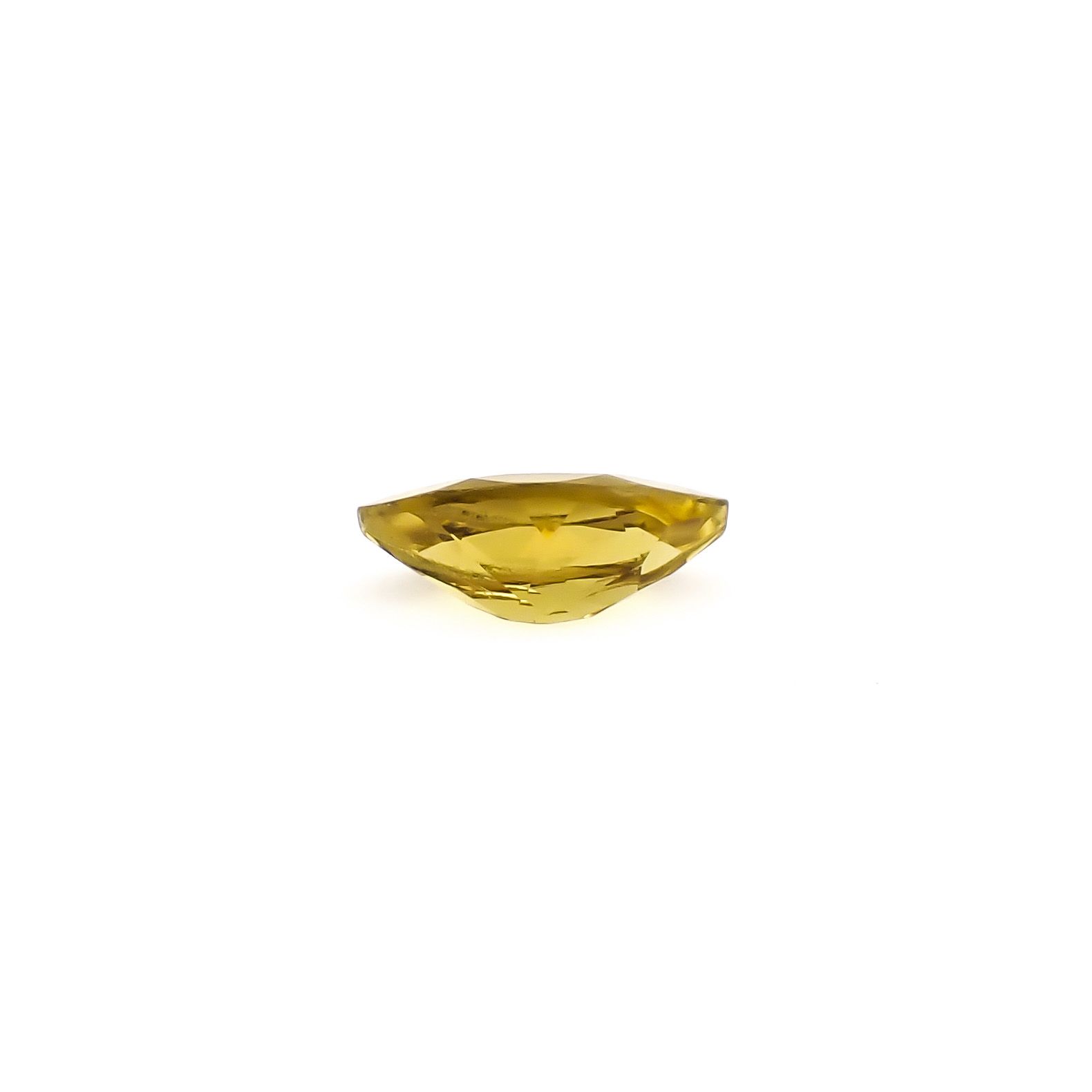 イエロートルマリン(宝石名トルマリン)ナイジェリア産 識別済 0.59ct / 8x4.2mm前後 [260933191]