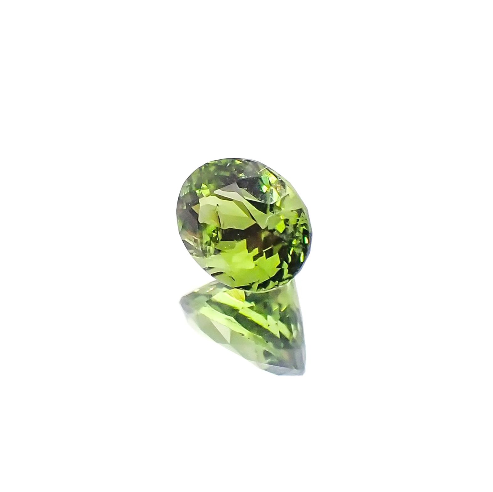 クロムトルマリン(宝石名クロム・トルマリン)タンザニア産 識別済 0.36ct / 5x3.7mm前後 [231023993]