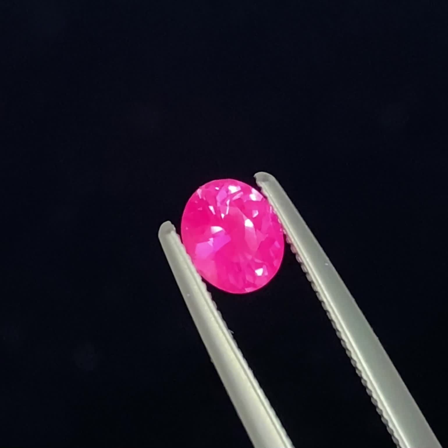 シルキーサファイア 非加熱 ベトナム産 0.46ct[230722797]5.4x4.4mm