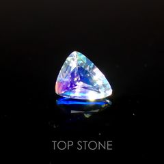 レインボームーンストーン(アンデシンラブラドライト) マダガスカル産 ルース 0.57ct[210410566]6.6×5.6mm前後