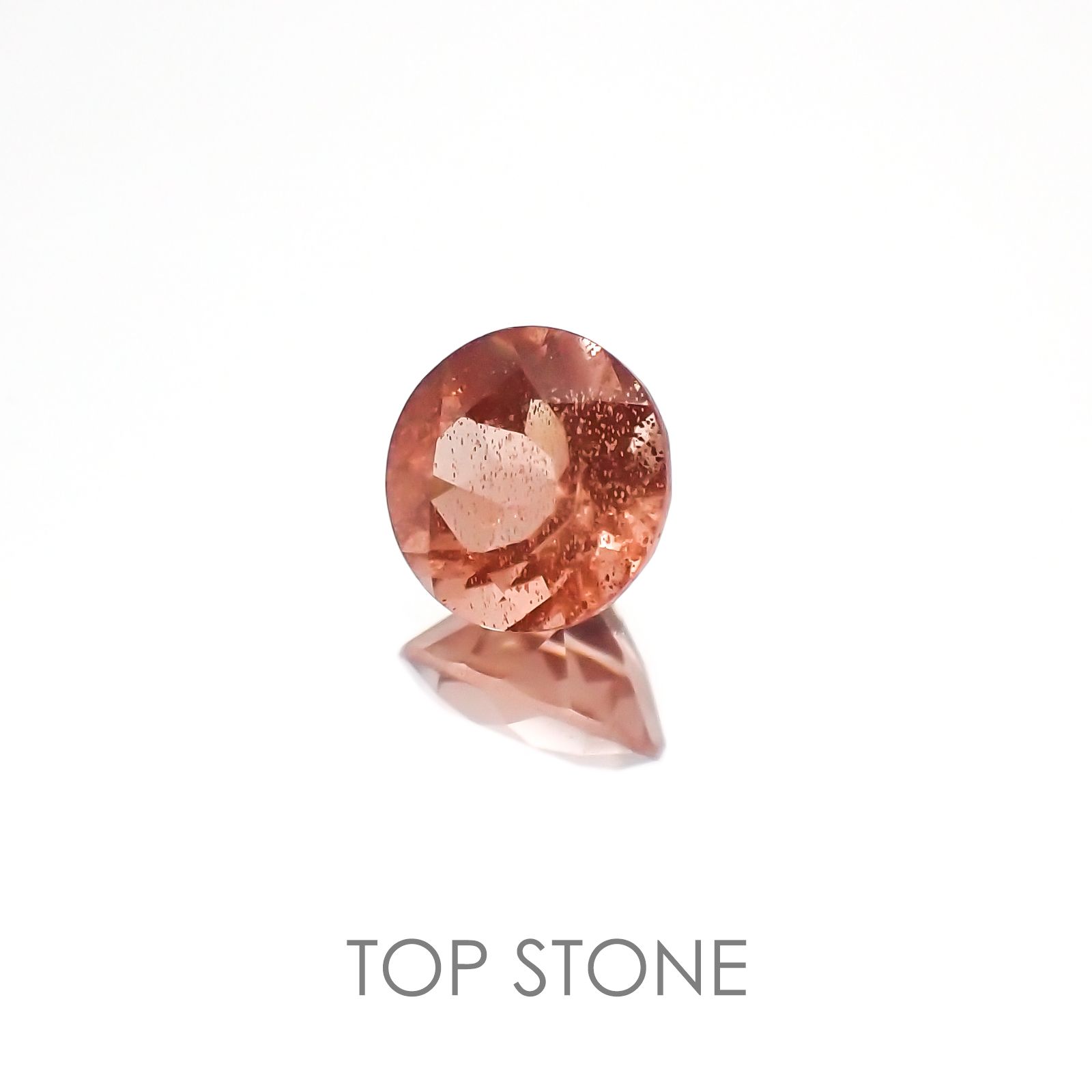 オレゴンサンストーン アメリカ産 ルース 0.45ct[20128390]5.2×5.2mm前後