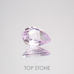 ピンクゾイサイト(宝石名ピンク・ゾイサイト) タンザニア産 0.594ct ソ付(彩珠)[21018418]7.1×5mm前後