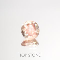 オレゴンサンストーン(宝石名ラブラドライト)アメリカ・オレゴン州産 1.44ct 識別済[220114665]7.6x7.4mm前後
