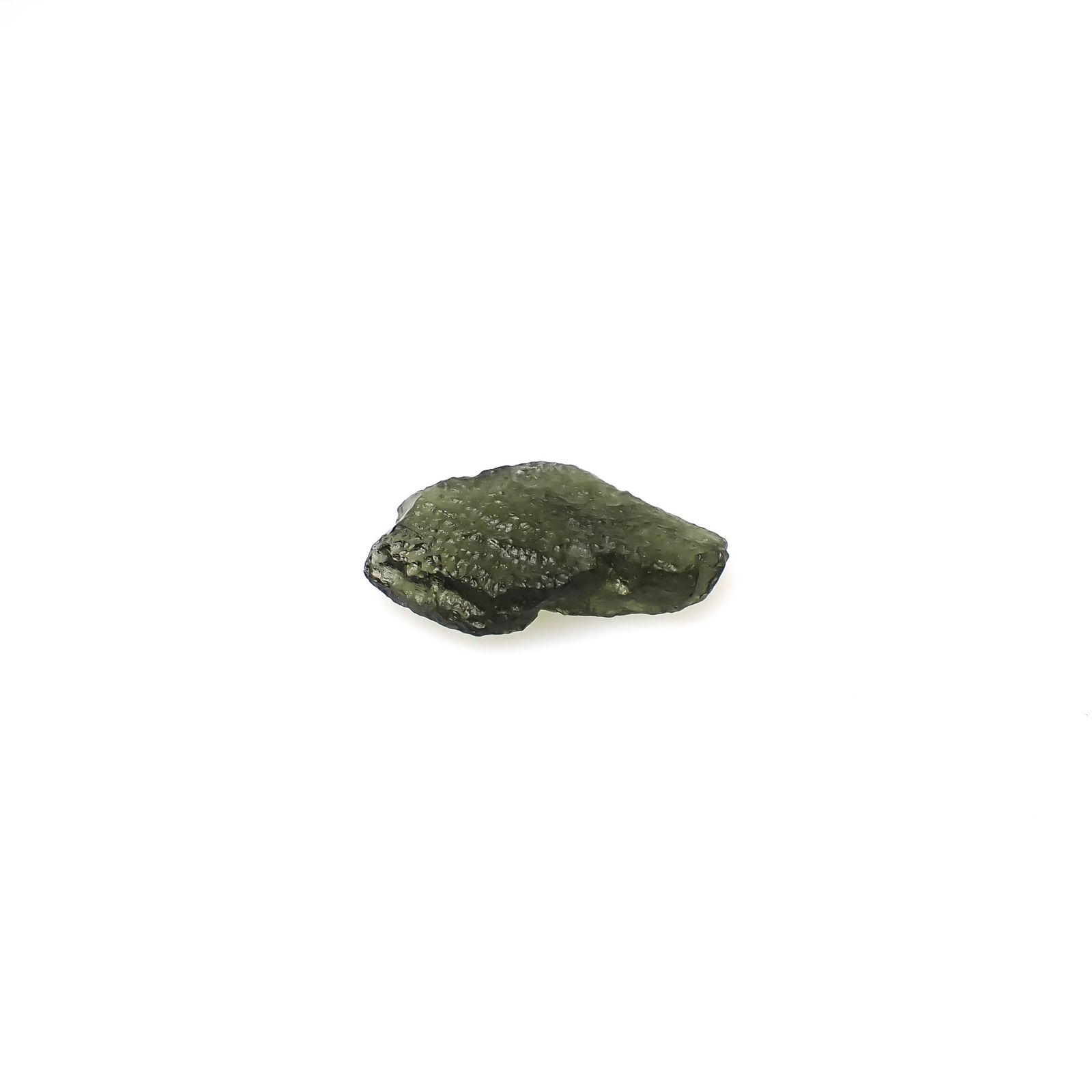 モルダバイト 原石 発見地：旧チェコスロバキア 7.27ct [241029290]15.6x19.1mm前後