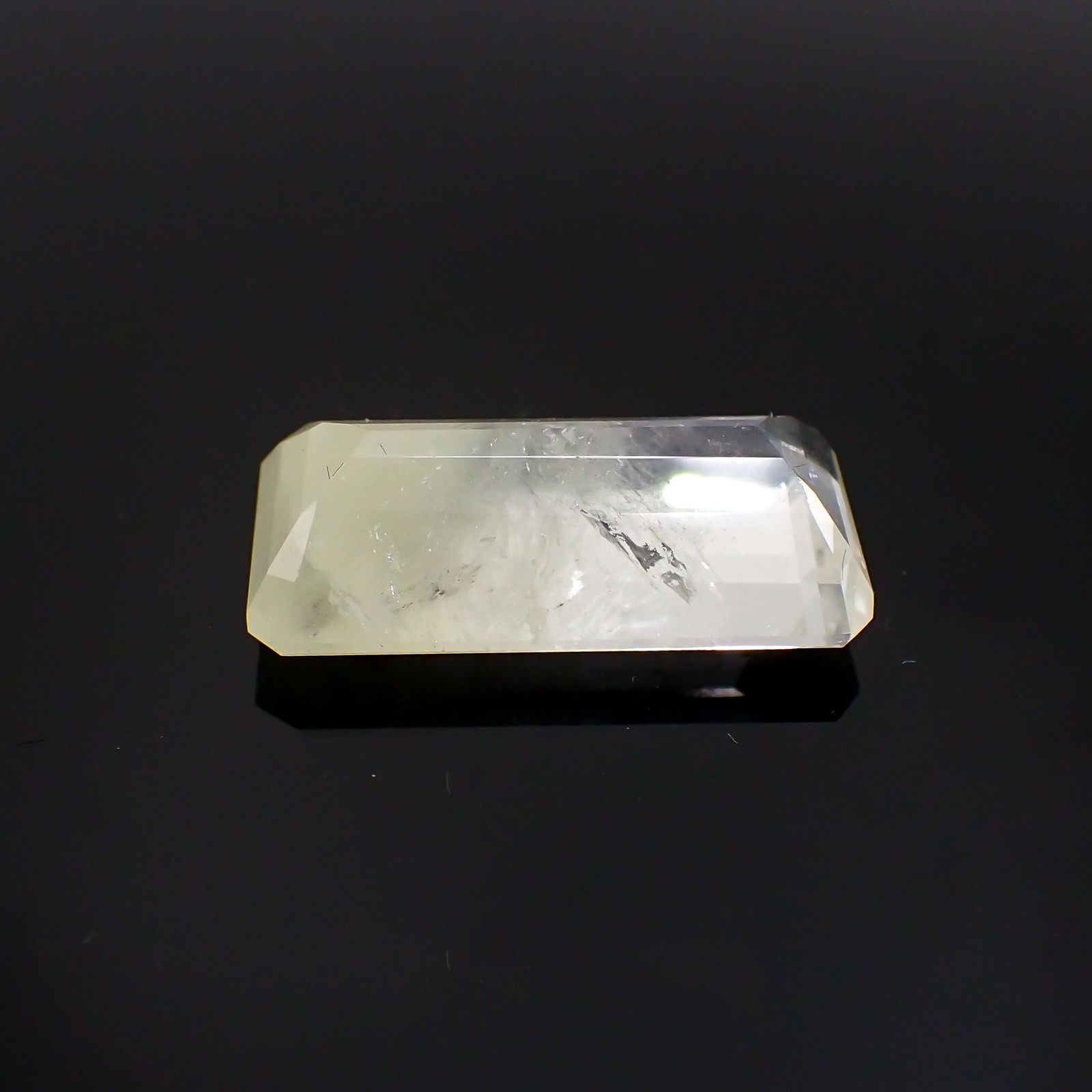 サルファーインクォーツ ブラジル産 14.96ct[231124314]22.3x12mm前後