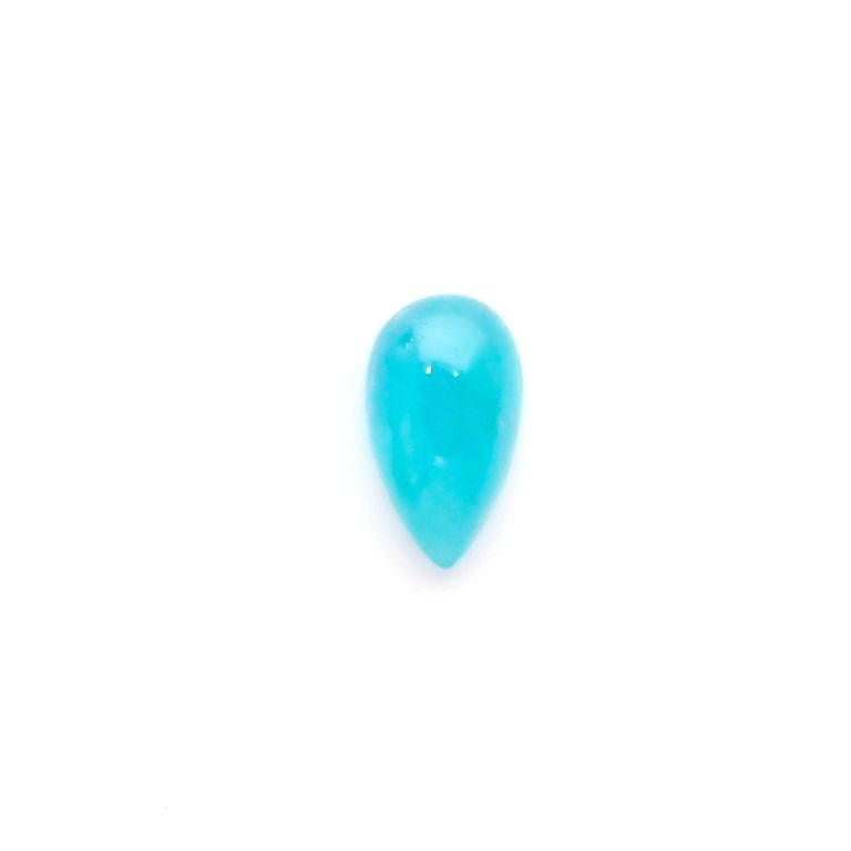 パライバトルマリン(宝石名トルマリン/別名パライバ・トルマリン) ブラジル産 0.528ct ソ付(宝貴協)[210711747]6.9×3.9mm前後