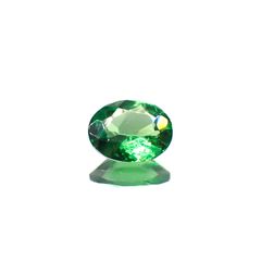 ツァボライト(宝石名グリーン グロッシュラー・ガーネット)タンザニア産 0.30ct 識別済[231224568]5x3.8mm前後