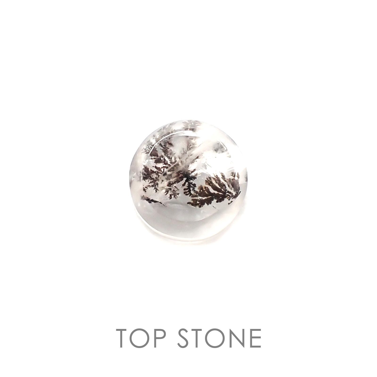 デンドリチッククォーツ ブラジル産 ルース 1.6ct[20106746]6.6×6.6mm前後