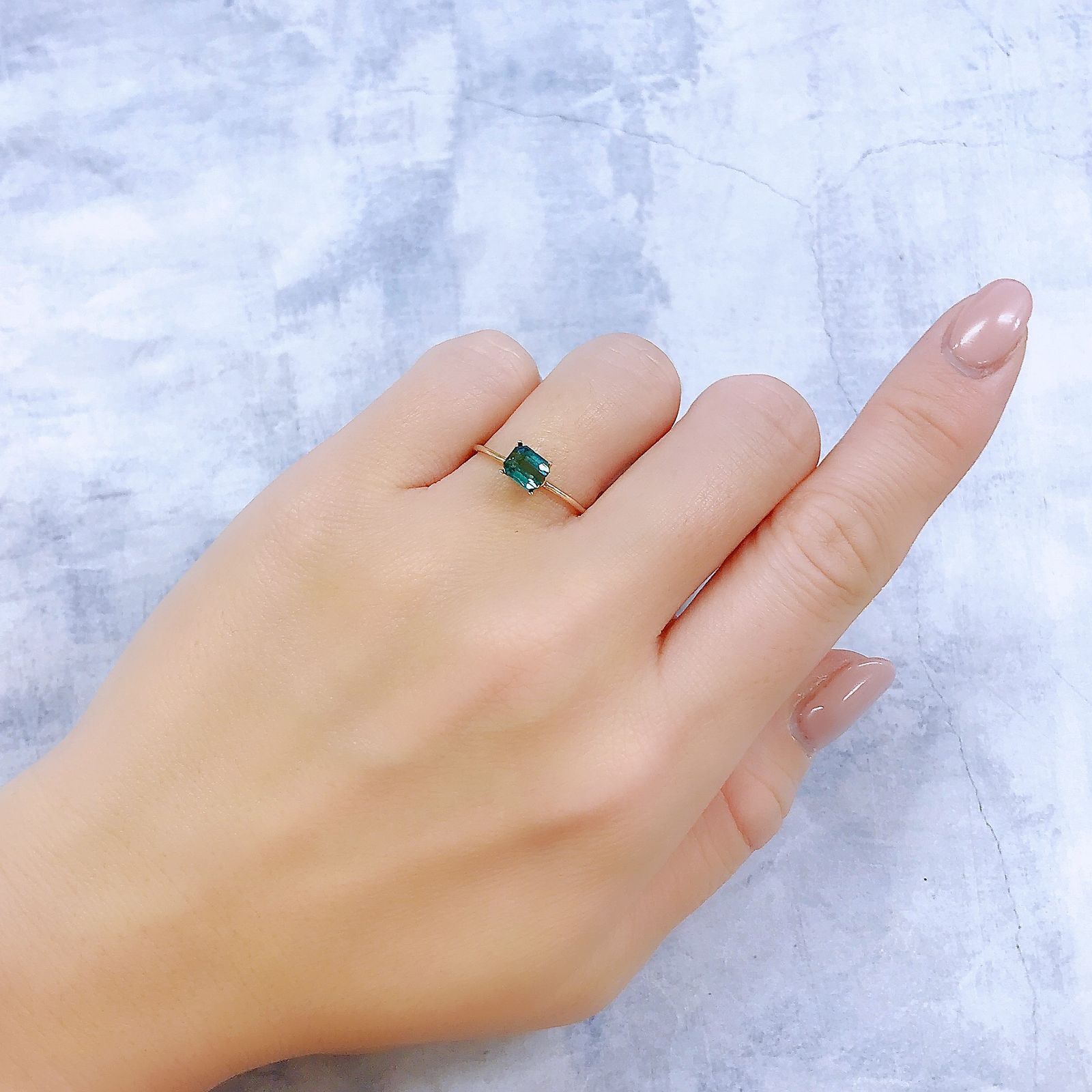 ブルートルマリン(宝石名トルマリン)アフガニスタン産 0.79ct 識別済[221219474]5.5x4.5mm前後