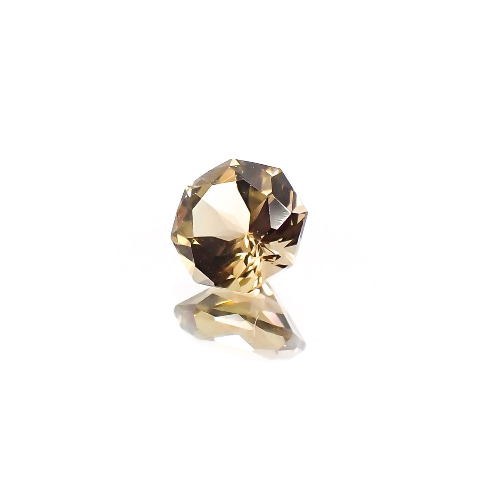 ◇オクタゴンカット◇イエロートルマリン(宝石名トルマリン)ブラジル/アフリカ産 識別済 0.55ct / 5x5mm前後 [260424208]