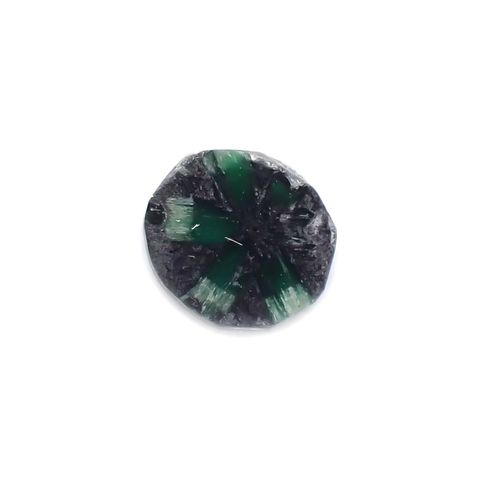 逆トラピッチェエメラルド(宝石名エメラルド)コロンビア産 0.39ct 識別済[231224417]5x4.6mm前後