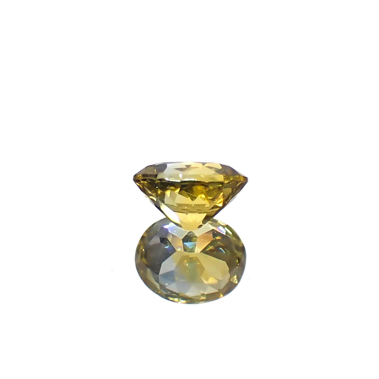 イエローサファイア スリランカ/マダガスカル産 0.34ct / 4.5x3.6mm前後 [250931136]