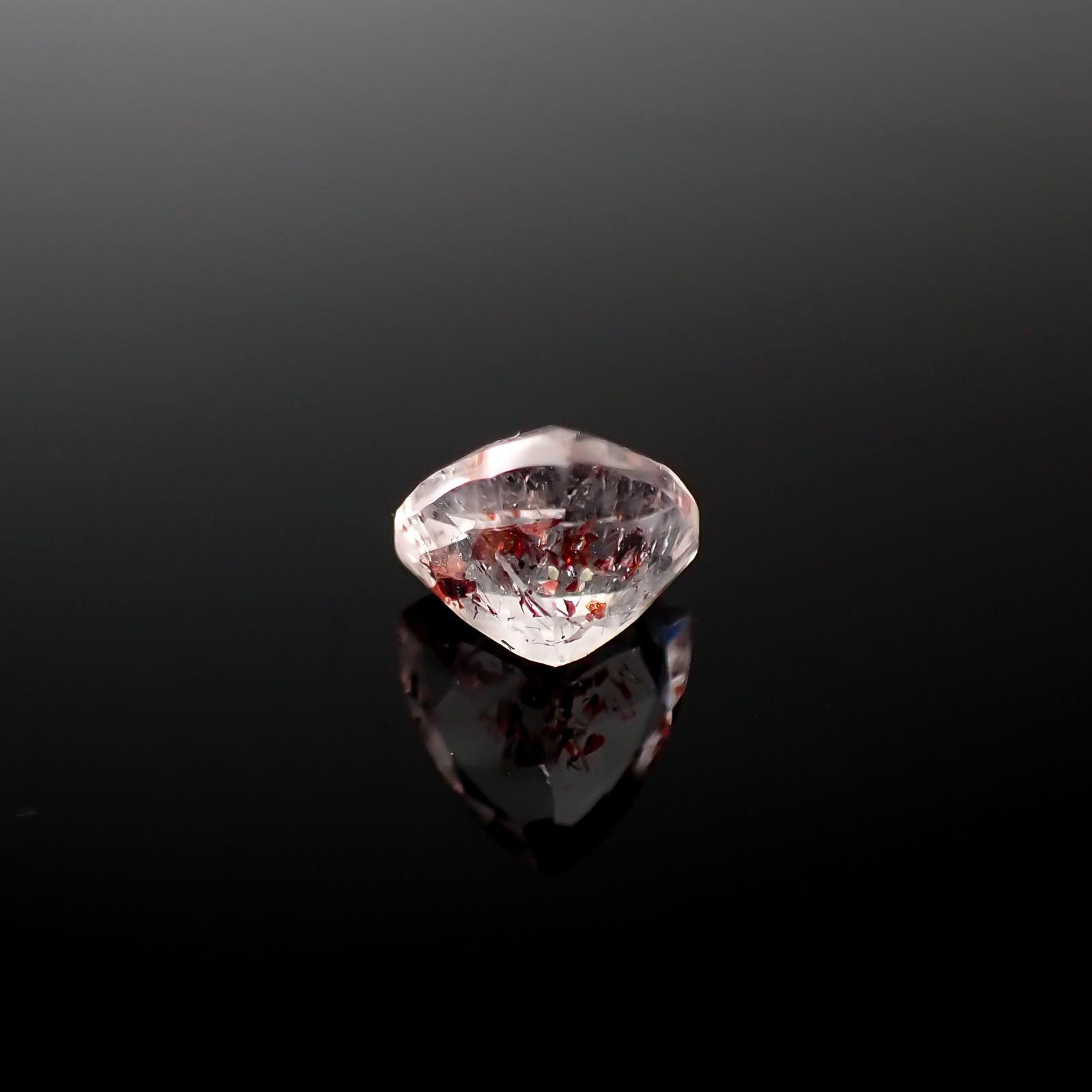 ファイヤークォーツ ナイジェリア産 1.55ct[240326721]7.7x7.7mm前後