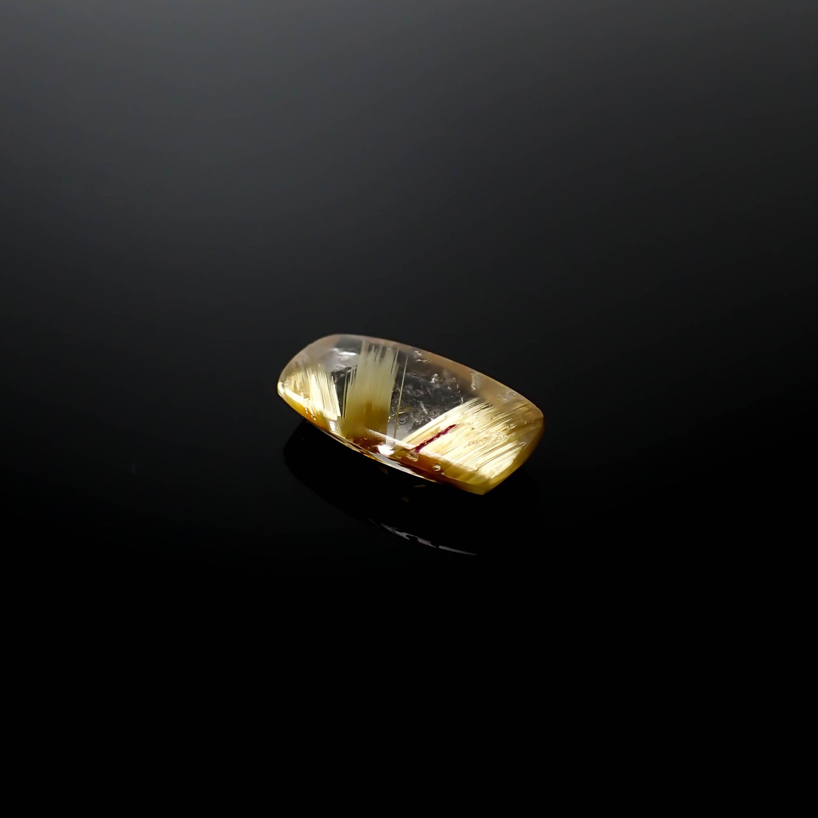 タイチンルチルクオーツ ブラジル産 5.22ct[240427323]16.2x8.5mm前後