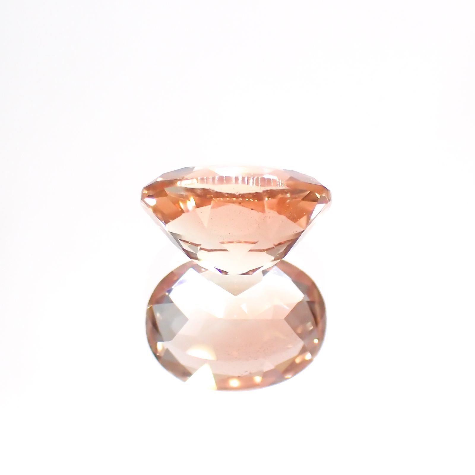 オレゴンサンストーン(宝石名ラブラドライト)アメリカ・オレゴン州産 1.21ct 識別済[220113877]8x6.1mm前後