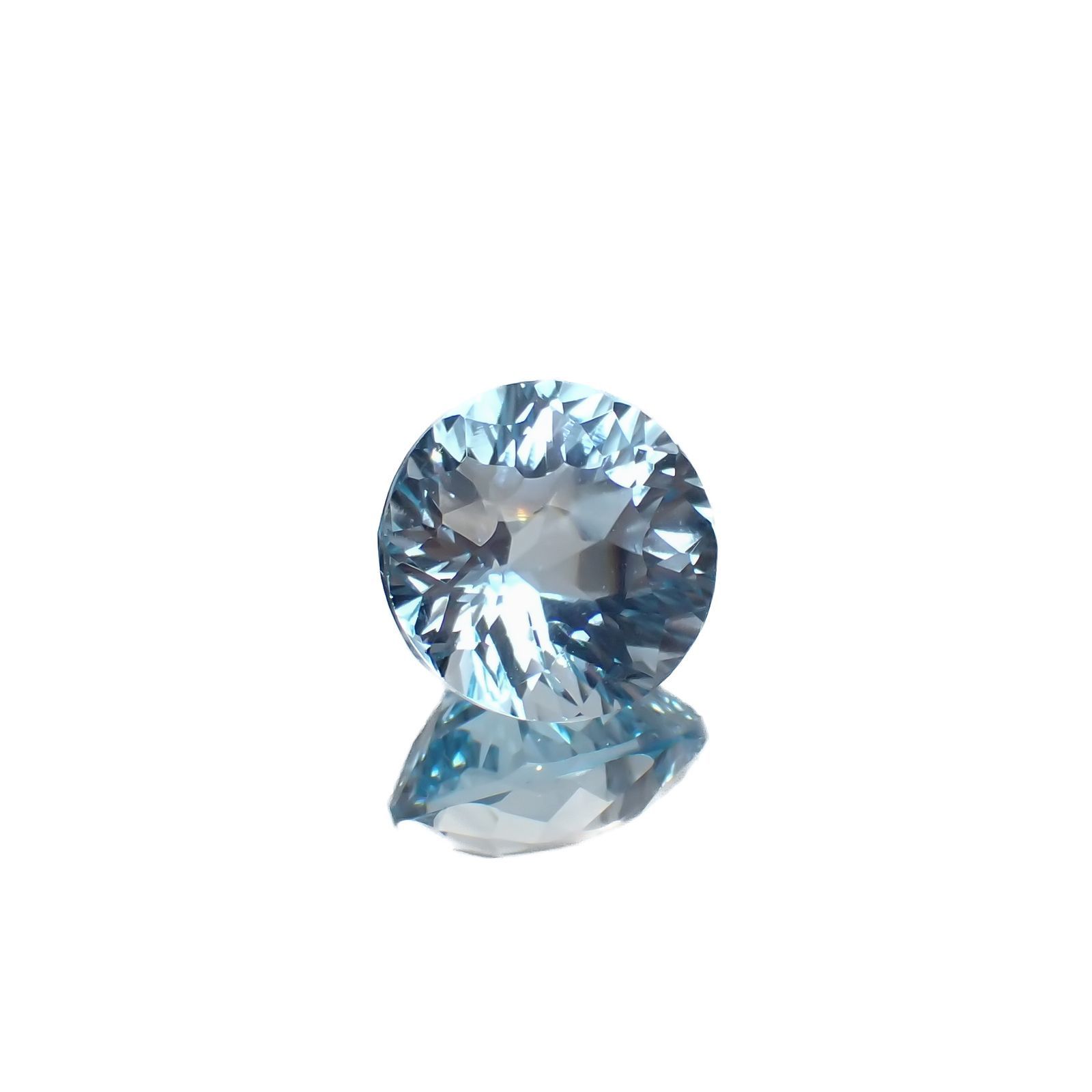 ◇カスタムカット◇ブルートパーズ ブラジル産 4.83ct [251219322]10x10mm前後