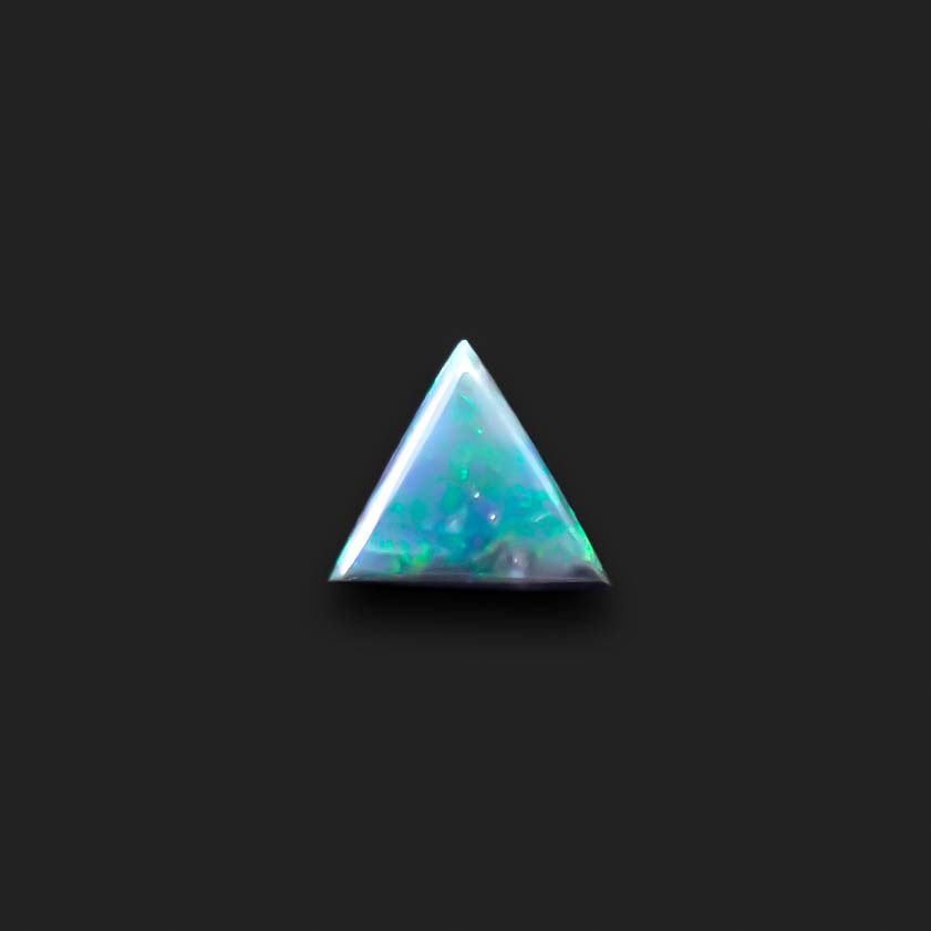 ブラックオパール オーストラリア産 0.38ct[240326646]6.7x6.2mm前後