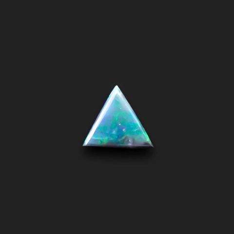 ブラックオパール オーストラリア産 0.38ct[240326646]6.7x6.2mm前後