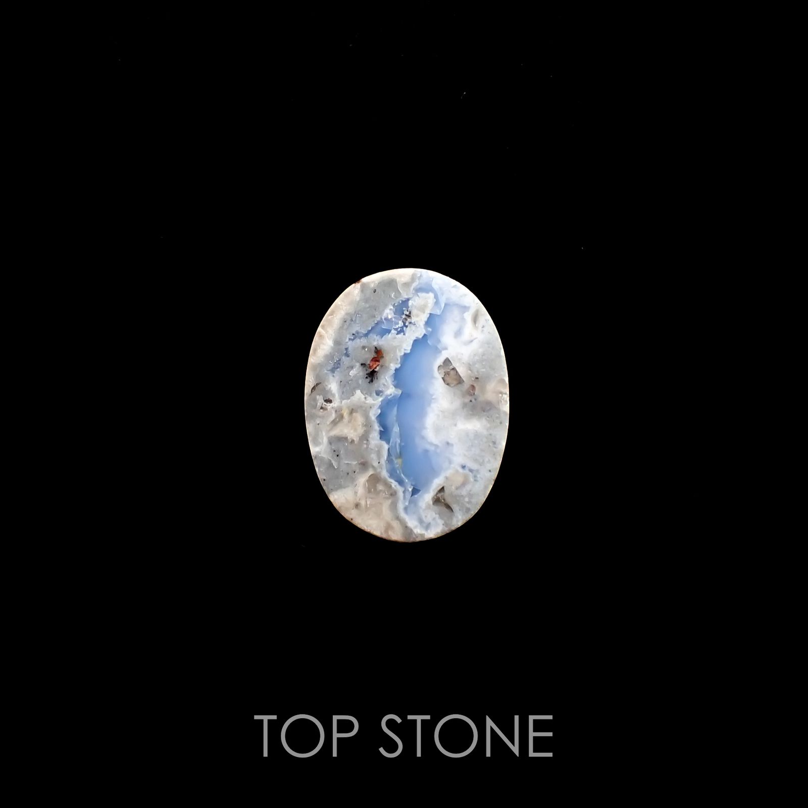 マトリックスブルーオパール アメリカ・オレゴン州産 3.30ct[221219386]15.3x11.3mm前後