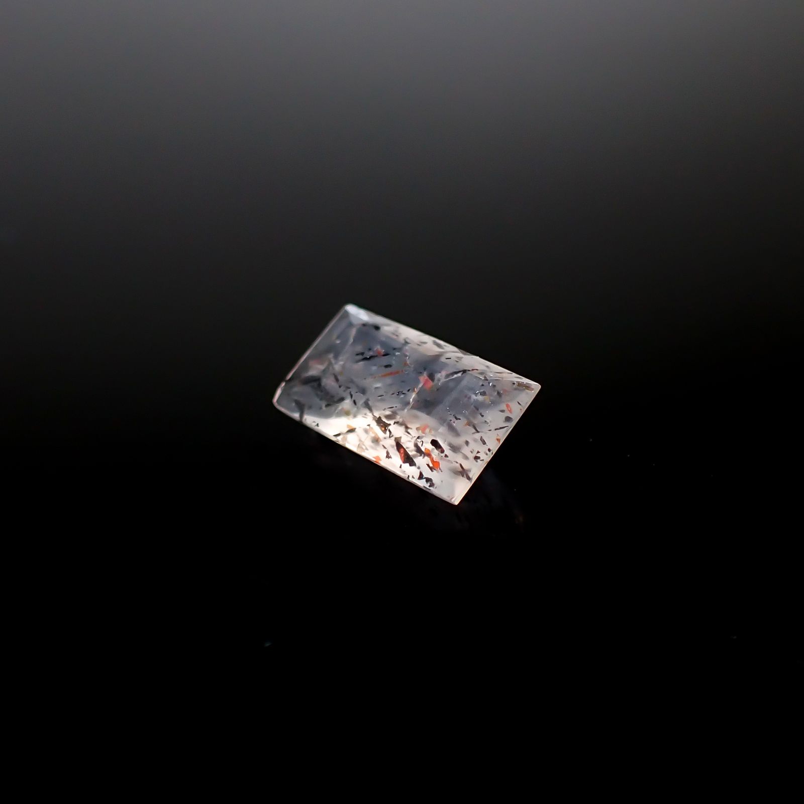 レインボーラティスサンストーン オーストラリア産 0.90ct [250229855]8.6x5mm前後